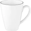 Seltmann Weiden Lido Black Line Becher Mit Henkel Tambel 0,35 L 16