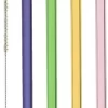 Leonardo Glastrinkhalme CIAO 4 Stück Sortiert 15 Cm Farbig + Reinigungsbürste 7