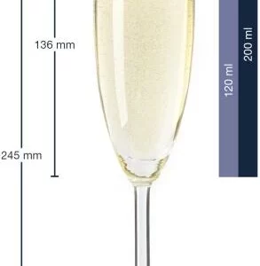 Leonardo Sektglas DAILY 200 Ml, 6er-Set 15
