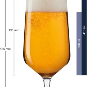Leonardo Bierglas PUCCINI 410 Ml, 6er-Set 16