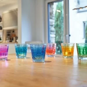 Leonardo Trinkglas VARIO STRUTTURA 250 Ml Blau, 6er-Set 6