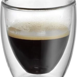 WMF Kult Doppelwandige Espressotassen Glas Set 2-teilig 16