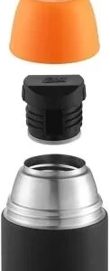 Esbit Edelstahl Isolierflasche, 0.75L, Schwarz 16