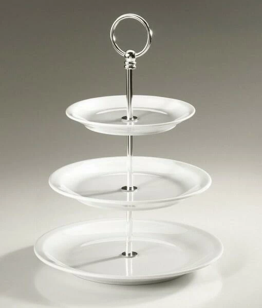 Pillivuyt Etagere Mit Versilbertem Tragegriff 3 Stufen Größe 165 X 200 X 240 Mm 4