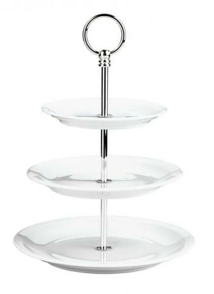 Pillivuyt Etagere Mit Versilbertem Tragegriff 3 Stufen Größe 165 X 200 X 240 Mm 1
