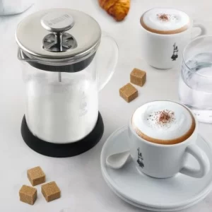 Bialetti Manueller Milchaufschäumer Cappuccinatore Aus Glas 7