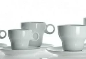 Modern Classic Espressotasse Von Porzellanfabrik Walküre, Weiß 9