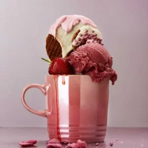Le Creuset Becher 0,35 Liter In Chiffon Pink Metallic 10