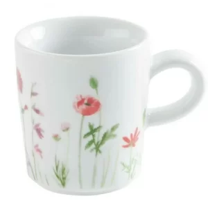 Kahla Magic Grip Wildblume Espresso-Obertasse 0,09 L, Blau-rot 17