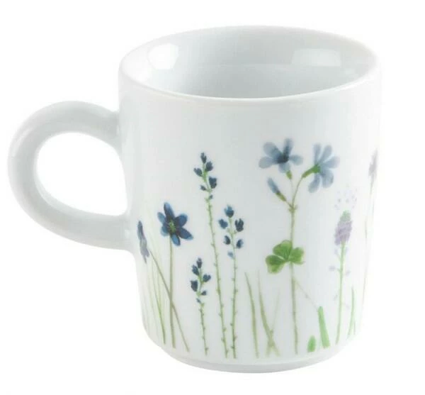 Kahla Magic Grip Wildblume Espresso-Obertasse 0,09 L, Blau-rot 1