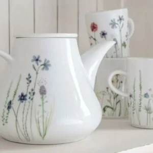 Kahla Magic Grip Wildblume Espresso-Obertasse 0,09 L, Blau-rot 19