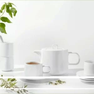 ASA Tasse Muga Mit Untertasse In Weiß 9