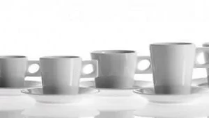 NYNY Espressountertasse Von Porzellanfabrik Walküre, Weiß 10
